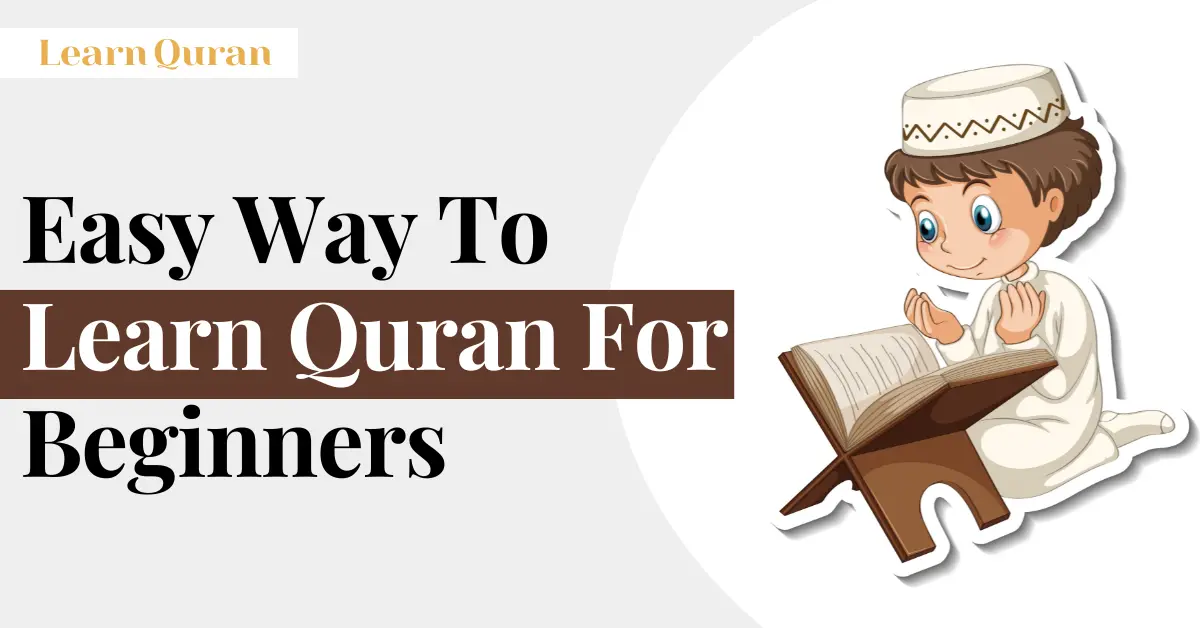 easy way to learn Quran for beginners